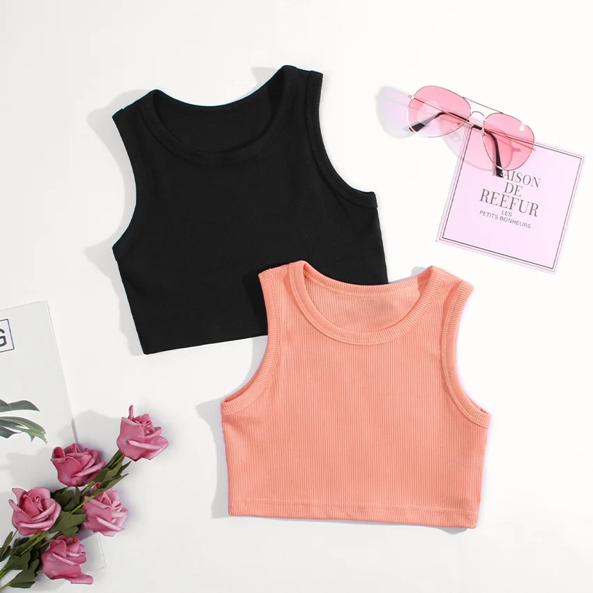 Summer Clothing Newborn - الصيف ملابس داخليّة حريمي قمصان بلا