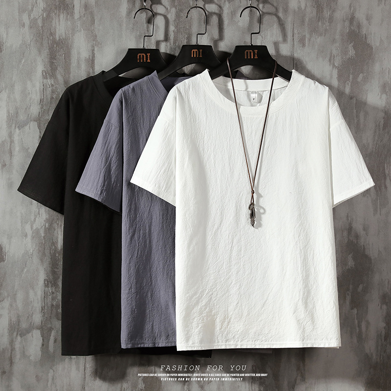 Summer Clothing Brands Men - تي شيرت قصير بقصة ضيقة للرجال
