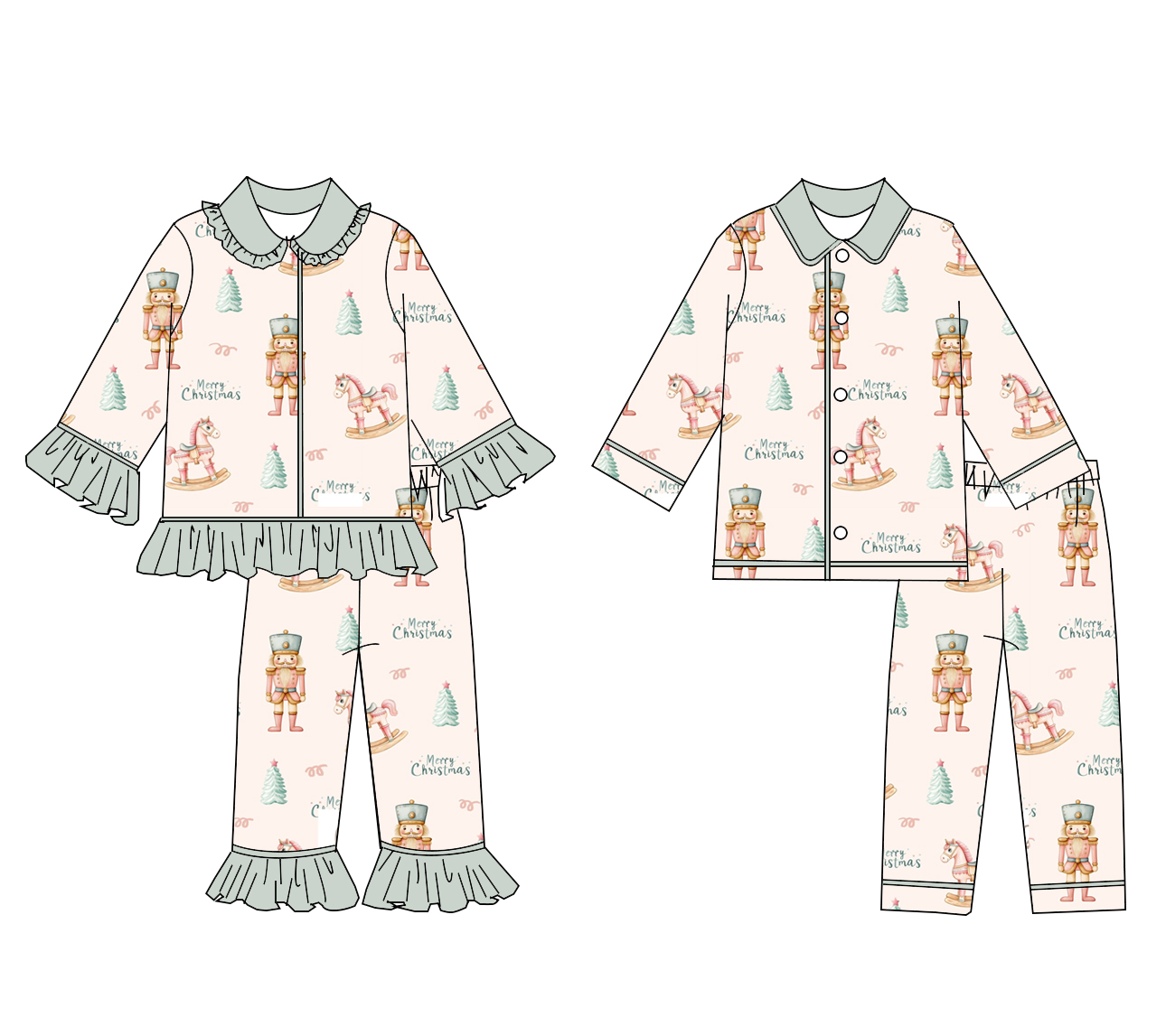 Summer Clothing Boutiques - بدلة أطفال بوتيك لعيد الميلاد مكونة