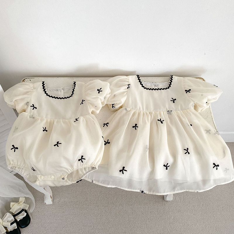 Summer Clothing Baby Girl - أطفال الأخوات ملابس الصيف طفلة فستان