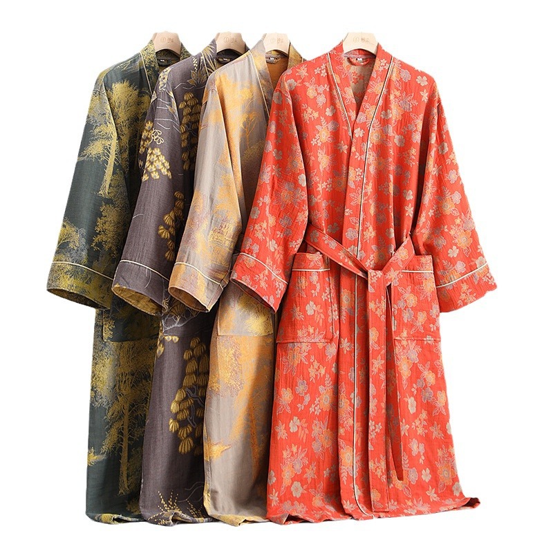 Summer Clothing Layering - الربيع الصيف القطن الخالص طبقات مزدوجة