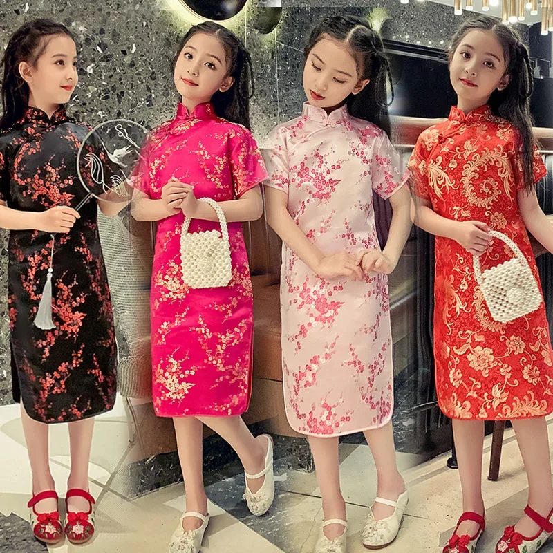 Summer Clothing Baby Girl - فساتين تشيونغسام صيفية للأطفال 2024، فساتين