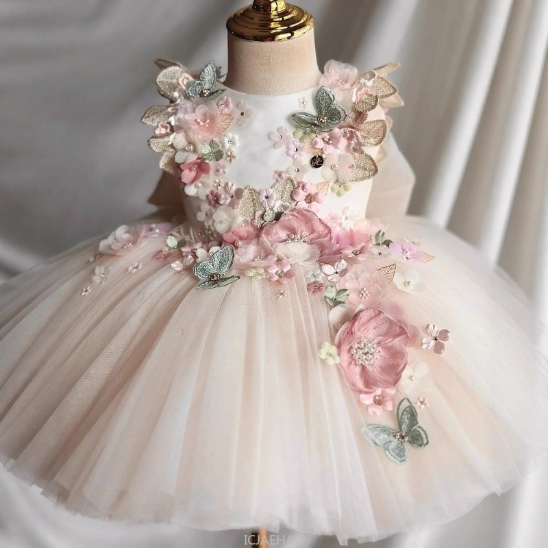 Summer Clothing Baby Girl - فستان زفاف صيفي للفتيات الصغيرات، فستان