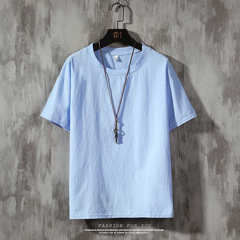 تي شيرت قصير بقصة ضيقة للرجال  - مراجعة Summer Clothing Brands Men وسعره