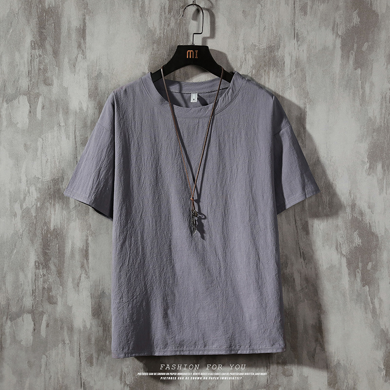 تي شيرت قصير بقصة ضيقة للرجال  - مراجعة Summer Clothing Brands Men وسعره