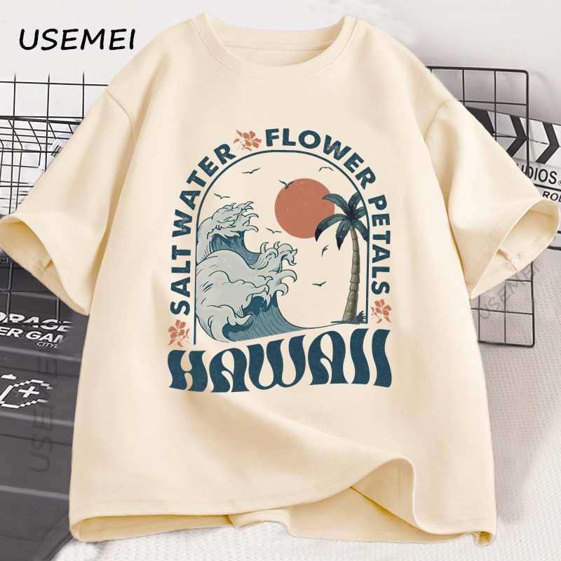 هاواي شاطئ تي شيرت المحيط شاطئ - مراجعة Summer Vibes Clothing Men وسعره