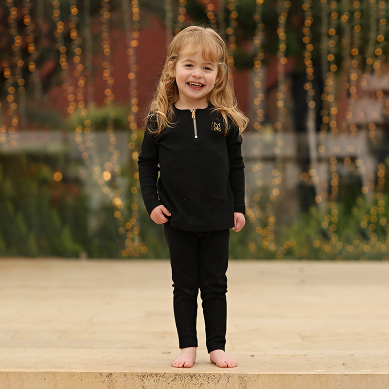 ملابس صيفية سوداء مضلعة متطابق - مراجعة Summer Clothing Baby Girl وسعره