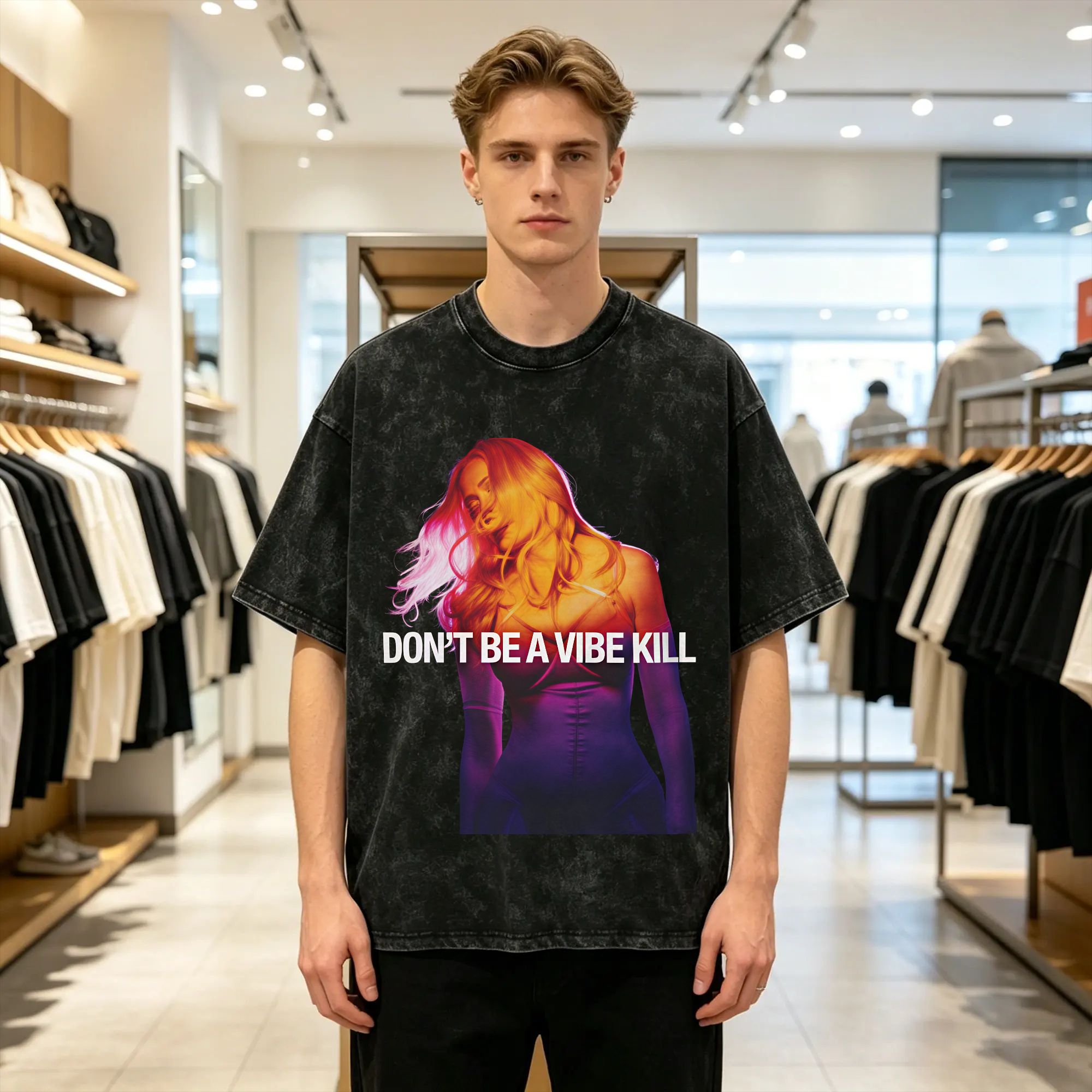 تي شيرت مادونا 2026 للرجال من  - مراجعة Summer Vibes Clothing Men وسعره