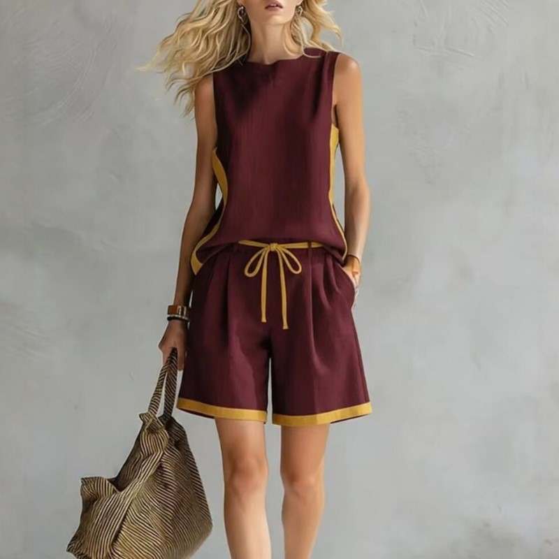 طقم صيفي جديد 2026 بدون أكمام  - مراجعة Summer Clothing For Girls وسعره