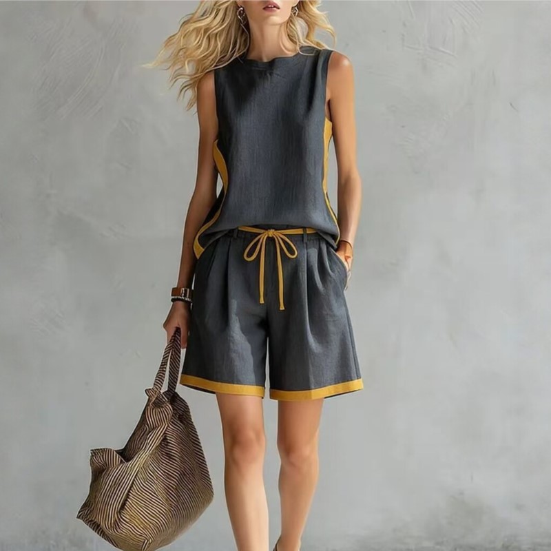 طقم صيفي جديد 2026 بدون أكمام  - مراجعة Summer Clothing For Girls وسعره