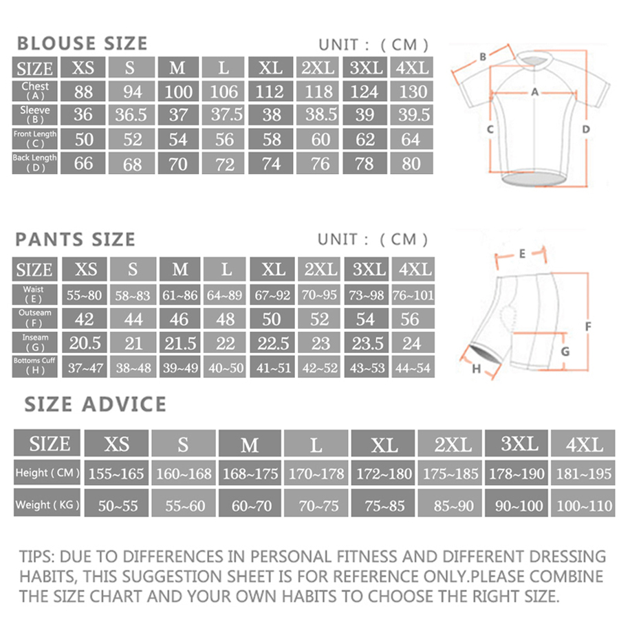 مجموعة ملابس ركوب الدراجات بأك - مراجعة Summer Clothing Sale Men وسعره