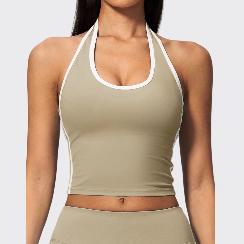 حمالة صدر رياضية بتصميم هالتر  - مراجعة Summer Clothing Jd وسعره