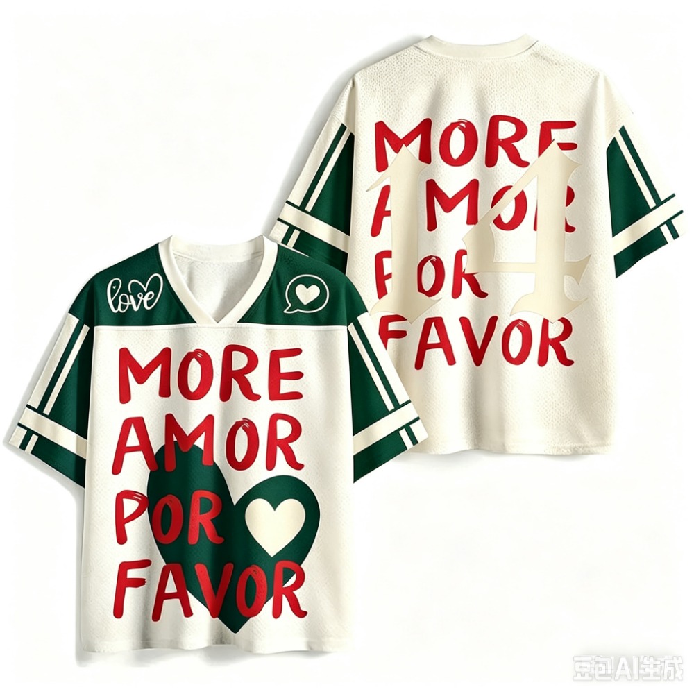 تي شيرت رياضي بطبعة قلب الحب ث - مراجعة Summer Loving Clothing وسعره