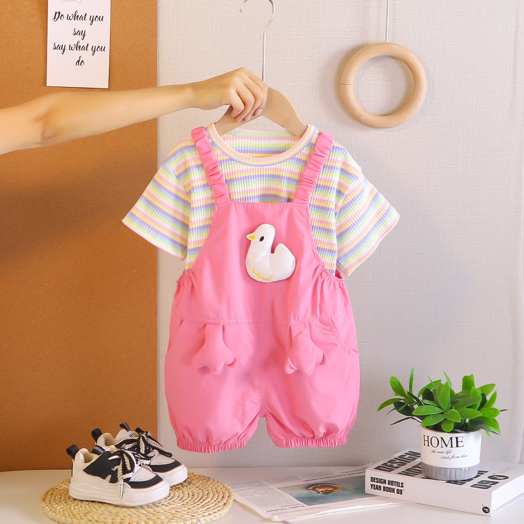 أطقم ملابس للفتيات الصغيرات، ق - مراجعة Summer Duck Clothing وسعره