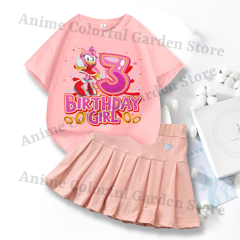طقم تي شيرت وتنورة للأطفال من  - مراجعة Summer Loving Clothing وسعره
