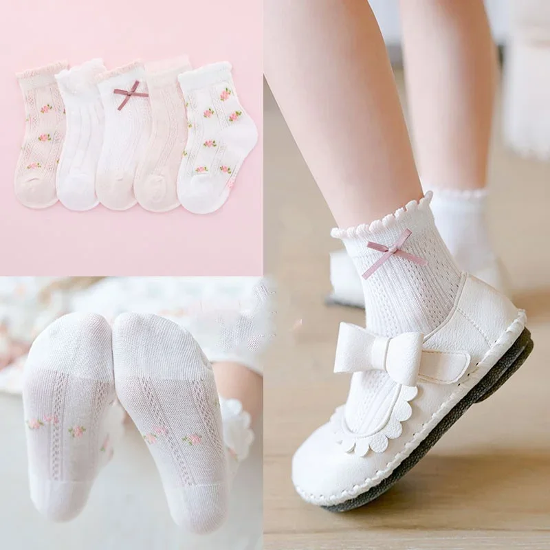 جوارب أطفال 5 أزواج/مجموعة، جو - مراجعة Summer Clothing Baby Girl وسعره