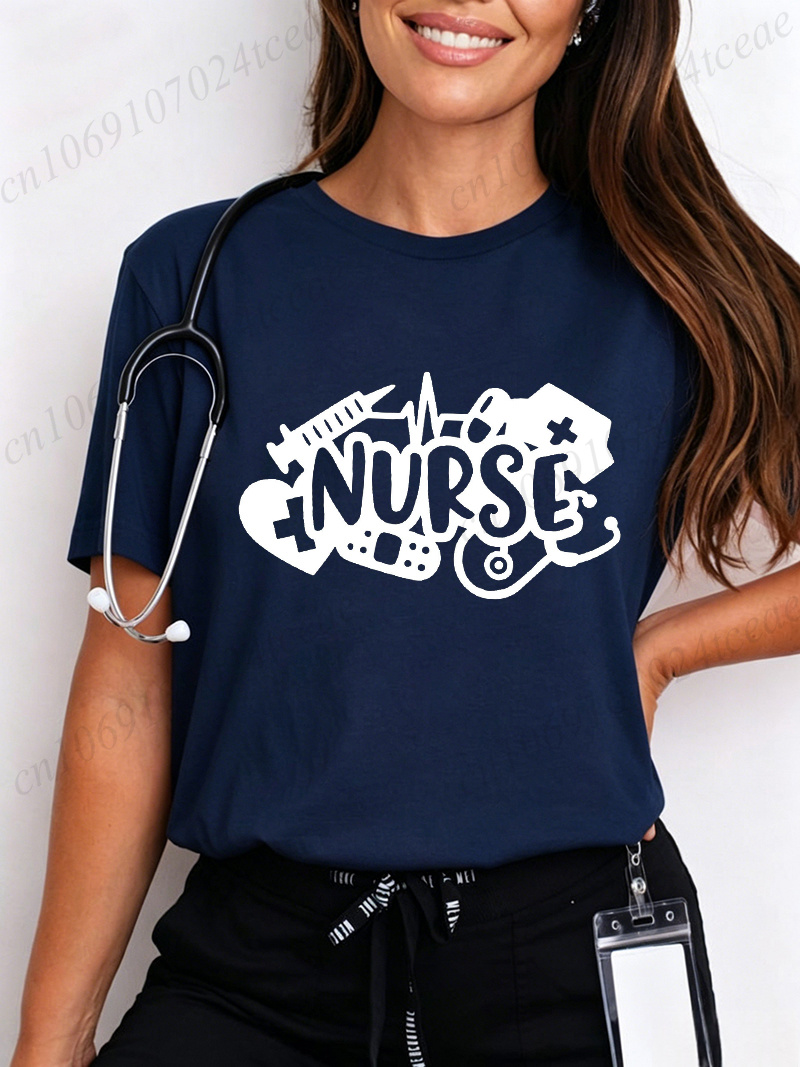 تي شيرت نسائي بطبعة Love Nurse - مراجعة Summer Loving Clothing وسعره
