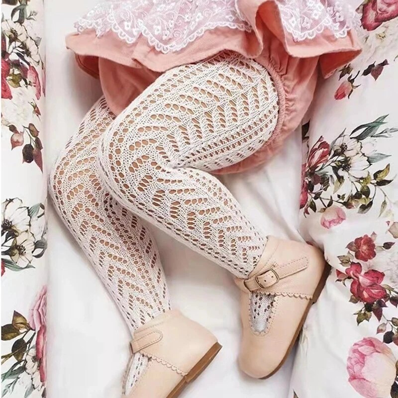 جوارب شبكية مجوفة للفتيات الصغ - مراجعة Summer Clothing Baby Girl وسعره