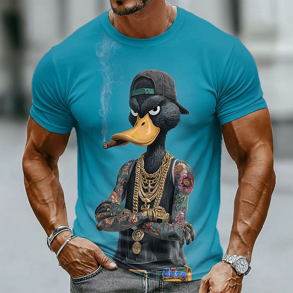 تيشيرتات رجالية مطبوعة بتصميم  - مراجعة Summer Duck Clothing وسعره