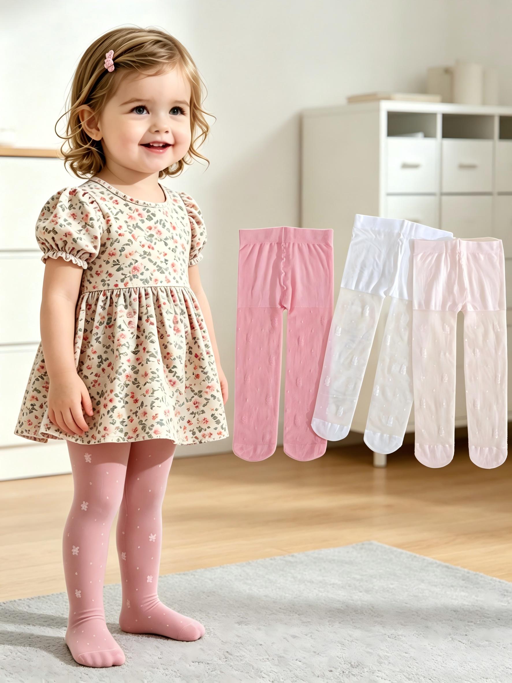 3 أزواج من الجوارب الطويلة للف - مراجعة Summer Clothing Baby Girl وسعره
