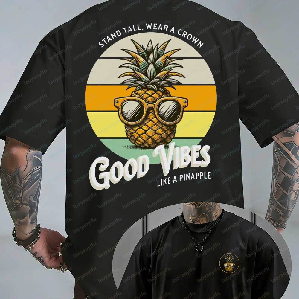 تي شيرت رجالي صيفي بتصميم ريتر - مراجعة Summer Vibes Clothing Men وسعره