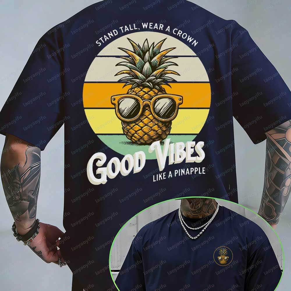 تي شيرت رجالي صيفي بتصميم ريتر - مراجعة Summer Vibes Clothing Men وسعره
