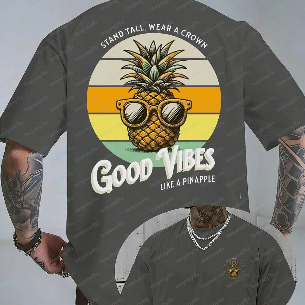 تي شيرت رجالي صيفي بتصميم ريتر - مراجعة Summer Vibes Clothing Men وسعره