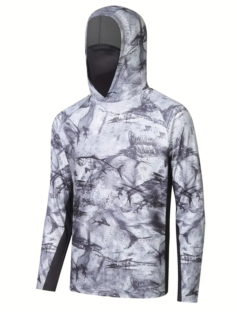 قميص رجالي طويل الأكمام بغطاء  - مراجعة Summer Uv Clothing وسعره