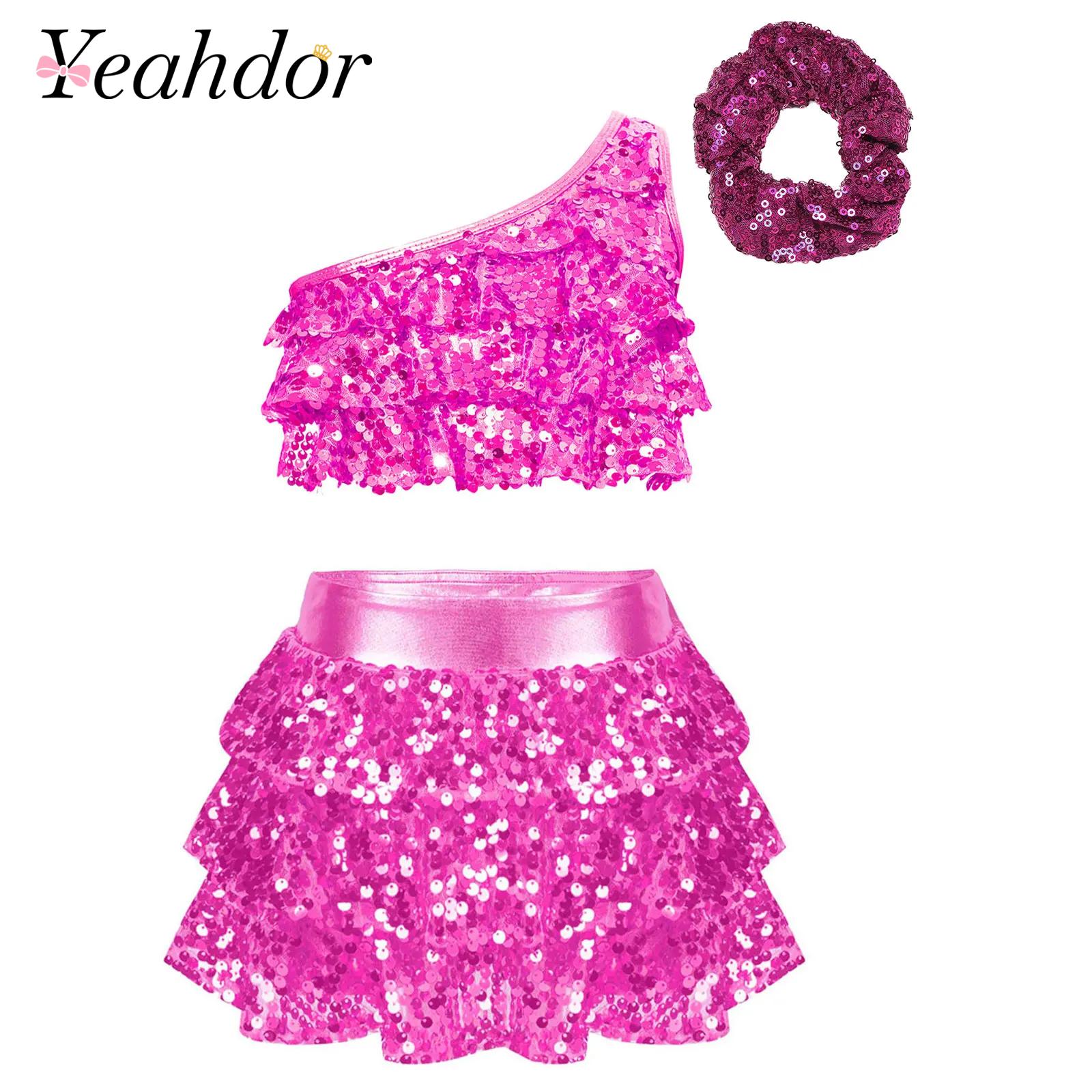 أطفال بنات لامعة الترتر اللاتي - مراجعة Summer Clothing For Girls وسعره