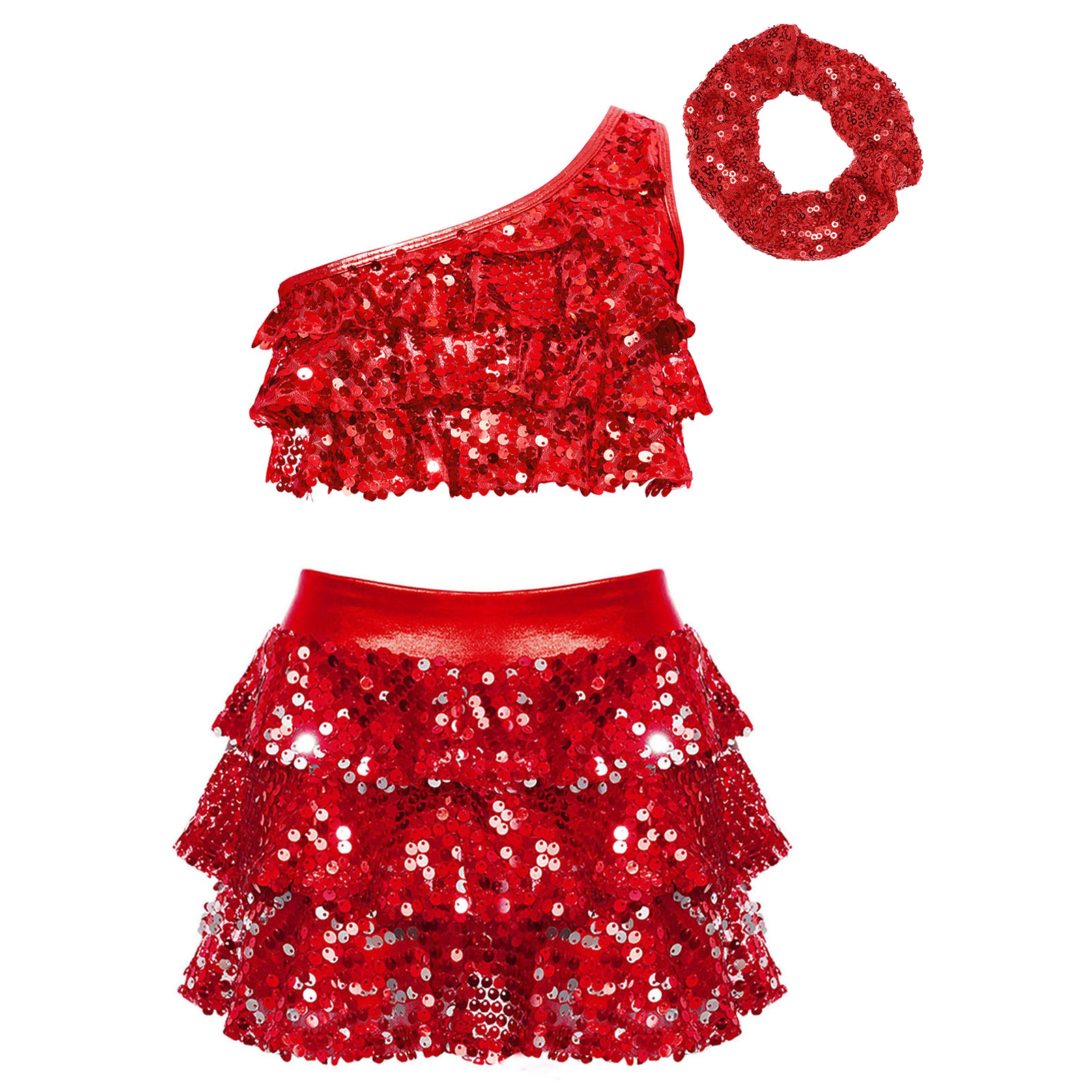 أطفال بنات لامعة الترتر اللاتي - مراجعة Summer Clothing For Girls وسعره